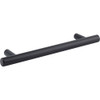 Elements 128 mm Center-to-Center Hollow Matte Black Stainless Steel Naples Cabinet Bar Pull 174SSMB