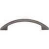 Elements 96 mm Center-to-Center Brushed Pewter Arched Somerset Cabinet Pull 8004-BNBDL