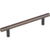 Elements 128 mm Center-to-Center Dark Brushed Bronze Naples Cabinet Bar Pull 176DBB