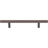 Elements 128 mm Center-to-Center Dark Brushed Bronze Naples Cabinet Bar Pull 206DBB
