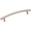 Elements 128 mm Center-to-Center Satin Nickel Arched Belfast Cabinet Pull 406-128SN