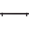 Jeffrey Alexander 224 mm Center-to-Center Matte Black Key Grande Cabinet Bar Pull 5224MB