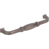 Jeffrey Alexander 160 mm Center-to-Center Brushed Pewter Audrey Cabinet Pull 278-160BNBDL