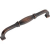 Jeffrey Alexander 160 mm Center-to-Center Brushed Oil Rubbed Bronze Audrey Cabinet Pull 278-160DBAC