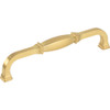 Jeffrey Alexander 160 mm Center-to-Center Brushed Gold Audrey Cabinet Pull 278-160BG