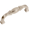 Jeffrey Alexander 96 mm Center-to-Center Satin Nickel Audrey Cabinet Pull 278-96SN