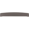 Jeffrey Alexander 192 mm Center Brushed Pewter Square-to-Center Square Renzo Cabinet Cup Pull 141-192BNBDL