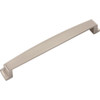 Jeffrey Alexander 192 mm Center Satin Nickel Square-to-Center Square Renzo Cabinet Cup Pull 141-192SN