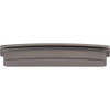 Jeffrey Alexander 160 mm Center Brushed Pewter Square-to-Center Square Renzo Cabinet Cup Pull 141-160BNBDL