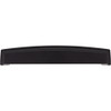 Jeffrey Alexander 160 mm Center Matte Black Square-to-Center Square Renzo Cabinet Cup Pull 141-160MB