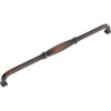 Jeffrey Alexander 305 mm Center-to-Center Brushed Oil Rubbed Bronze Audrey Cabinet Pull 278-305DBAC