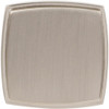 Jeffrey Alexander 1-1/4" Overall Length Satin Nickel Square Renzo Cabinet Knob 141SN