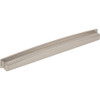 Jeffrey Alexander 305 mm Center Satin Nickel Square-to-Center Square Renzo Cabinet Cup Pull 141-305SN