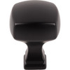 Jeffrey Alexander 1-1/8" Overall Length Matte Black Square Audrey Cabinet Knob 278MB