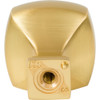 Jeffrey Alexander 1-1/8" Overall Length Brushed Gold Square Audrey Cabinet Knob 278BG