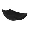 ALFI brand HammockTub2-BM Black Matte 71" Solid Surface Resin Suspended Wall Mounted Hammock Bathtub