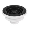 Ruvati Kitchen Sink Basket Strainer Drain Assembly - Matte Black - RVA1038BL