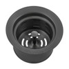 Ruvati Extended Garbage Disposal Flange with Deep Basket Strainer - Gunmetal Black Stainless Steel - RVA1049BL