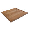Ruvati 17 x 16 inch Solid Wood Dual-Tier Replacement Cutting Board for Ruvati Workstation Sinks - RVA1233