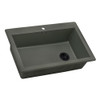 Ruvati 33 x 22 inch Granite Composite Drop-in Topmount Single Bowl Kitchen Sink - Juniper Green - RVG1033RN