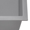 Ruvati 33 x 19 inch Granite Composite Undermount Single Bowl Kitchen Sink - Silver Gray - RVG2080GR