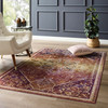 Modway Success Kaede Transitional Distressed Vintage Floral Persian Medallion 5x8 Area Rug Multicolored R-1157A-58