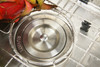 Ruvati 33 x 22 inch Drop-in 60/40 Double Bowl 16 Gauge Zero Radius Topmount Stainless Steel Kitchen Sink - RVH8050