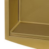 Ruvati 33-inch Matte Gold Workstation Apron-Front Brass Tone Stainless Steel Kitchen Sink - RVH9207GG