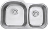 Ruvati 34-inch Undermount 60/40 Double Bowl 16 Gauge Stainless Steel Kitchen Sink - RVM4600