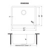 Ruvati 23-inch Undermount Kitchen Sink 16 Gauge Stainless Steel Single Bowl - RVM5908