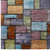 Modway Success Nyssa Abstract Geometric Mosaic 8x10 Area Rug Multicolored R-1162A-810