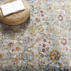 Modway Success Manuka Distressed Vintage Floral Lattice 4x6 Area Rug Multicolored R-1165A-46