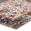 Modway Entourage Samira Distressed Vintage Floral Persian Medallion 5x8 Area Rug Multicolored R-1174A-58