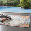 Modway Reflect Nyssa Distressed Geometric Southwestern Aztec 8x10 Indoor/Outdoor Area Rug Multicolored R-1181A-810
