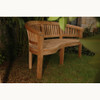 Anderson Curve 3 Seater Bench Extra Thick Wood - BH-005CT