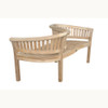 Anderson Curve Love Seat 59"W 28"D 32"H - BH-202LS