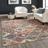 Modway Tribute Azalea Distressed Vintage Floral Lattice 8x10 Area Rug Multicolored R-1185A-810