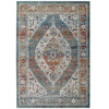 Modway Tribute Camellia Distressed Vintage Floral Persian Medallion 5x8 Area Rug Multicolored R-1189A-58