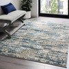 Modway Tribute Eisley Rustic Distressed Transitional Diamond Lattice 5x8 Area Rug Multicolored R-1192A-58