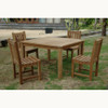Anderson Windsor Classic Side Chair 5-Pieces Dining Table Set - Set-101B