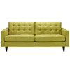 Modway Empress Upholstered Fabric Sofa EEI-1011-WHE Wheatgrass EEI-1011-WHE