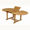 Anderson Bahama 87" Oval Extension Table Extra Thick Wood - TBX-087VT