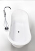 Legion Furniture WE6805 67" White Acrylic Tub