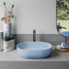 Ruvati 19-inch Pacific Blue epiStone Solid Surface Modern Bathroom Vessel Sink - RVB2119LE