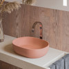 Ruvati 19-inch Sedona Clay Pink epiStone Solid Surface Bathroom Vessel Sink - RVB2119TL