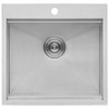 Ruvati 21 x 20 x 12 inch Drop-in Topmount Laundry Utility Workstation Sink 16 Gauge Stainless Steel - RVU6421