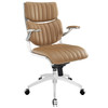 Modway Escape Mid Back Office Chair EEI-1028-TAN Tan EEI-1028-TAN