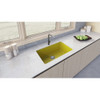 Ruvati 30-inch Fireclay Undermount / Drop-in Topmount Kitchen Sink Single Bowl - Yellow - RVL3030YL