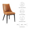 Modway Viscount Vegan Leather Dining Chair EEI-2226