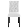 Modway Duchess Button Tufted Fabric Dining Chair EEI-2231-WHI